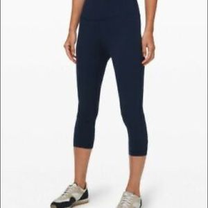 Lululemon Align Crop 21" Sz12 in True Navy